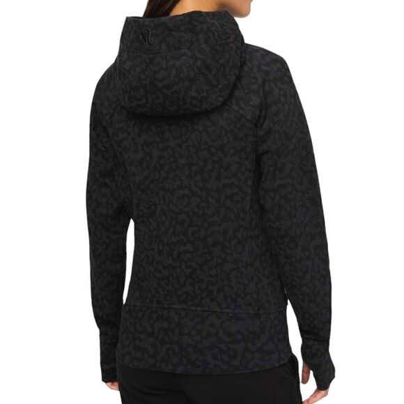 Lululemon Scuba Hoodie *Light Cotton Fleece *Formation Camo Deep Coal Multi - Picture 5 of 11